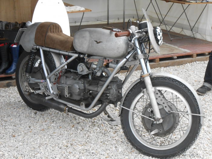 Cafe racer Montlhery Paris France motorcycle tour -